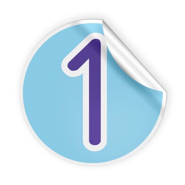 Spalvinimo knyga su lipdukais „Skaičiai“