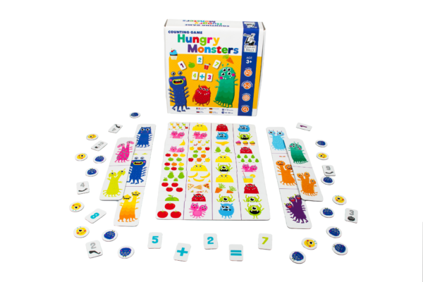 Edukacinis žaidimas „Hungry Monsters" (Alkani monstrai)