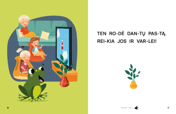 Knyga. Skiemenuotos pasakos "Drakono uodega"