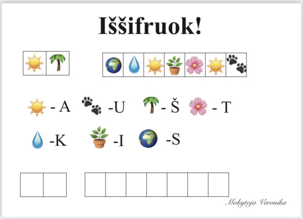 Skaitymo kortelių rinkinys, lietuvių kalba 2 dalis