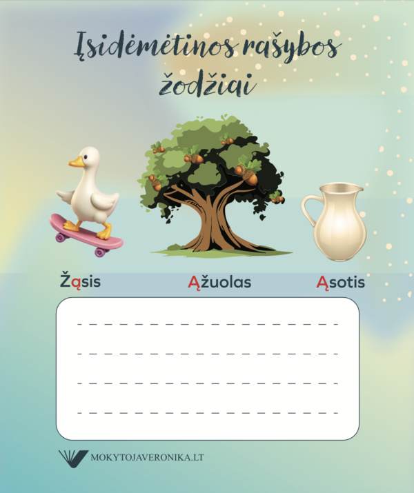 Lietuvių k. sąsiuvinis 2 kl.