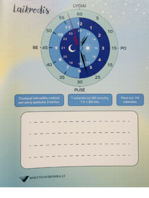 2 -4 kl.matematikos sąsiuvinis